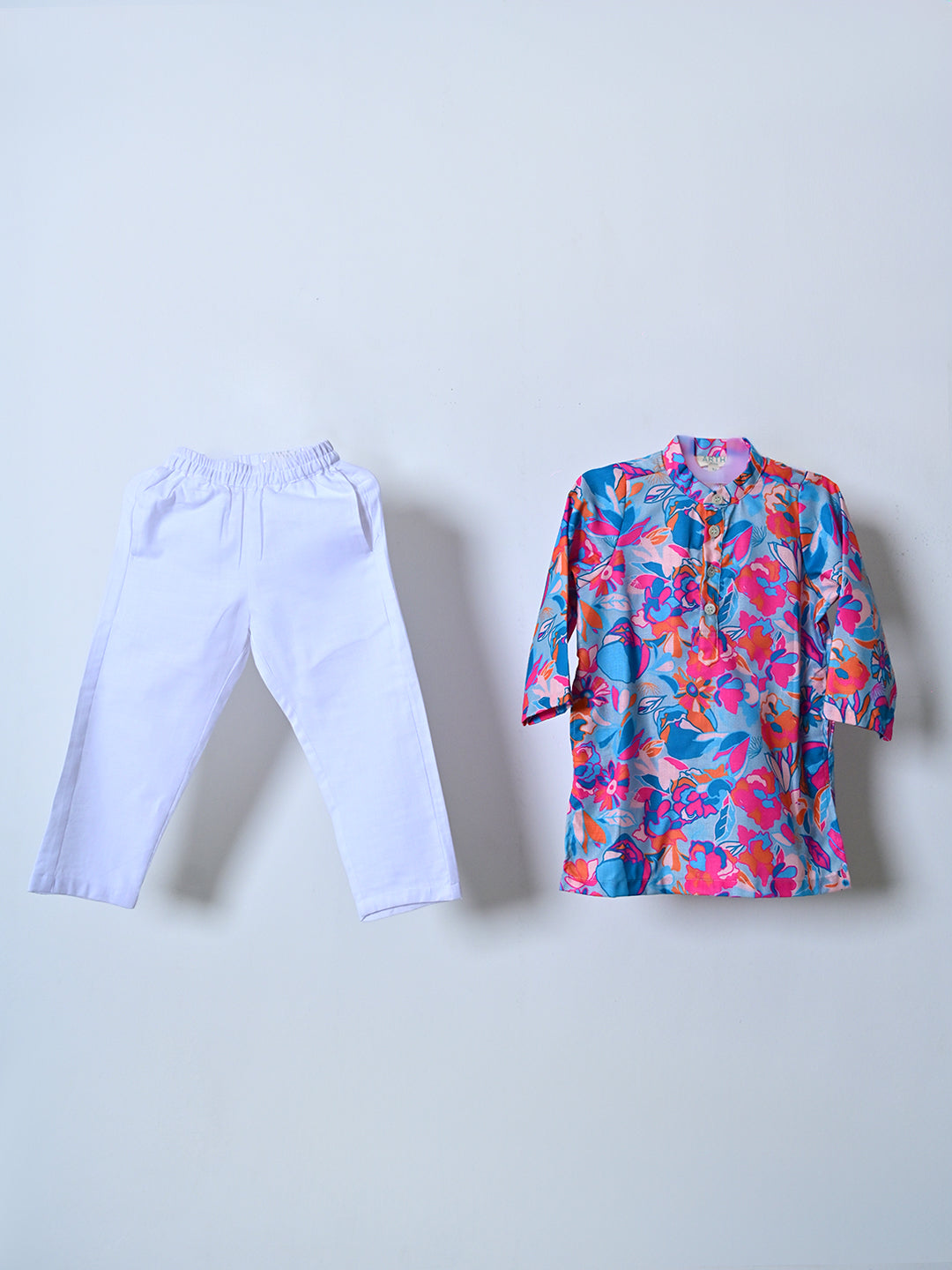 Vibrant Bloom Kurta Set