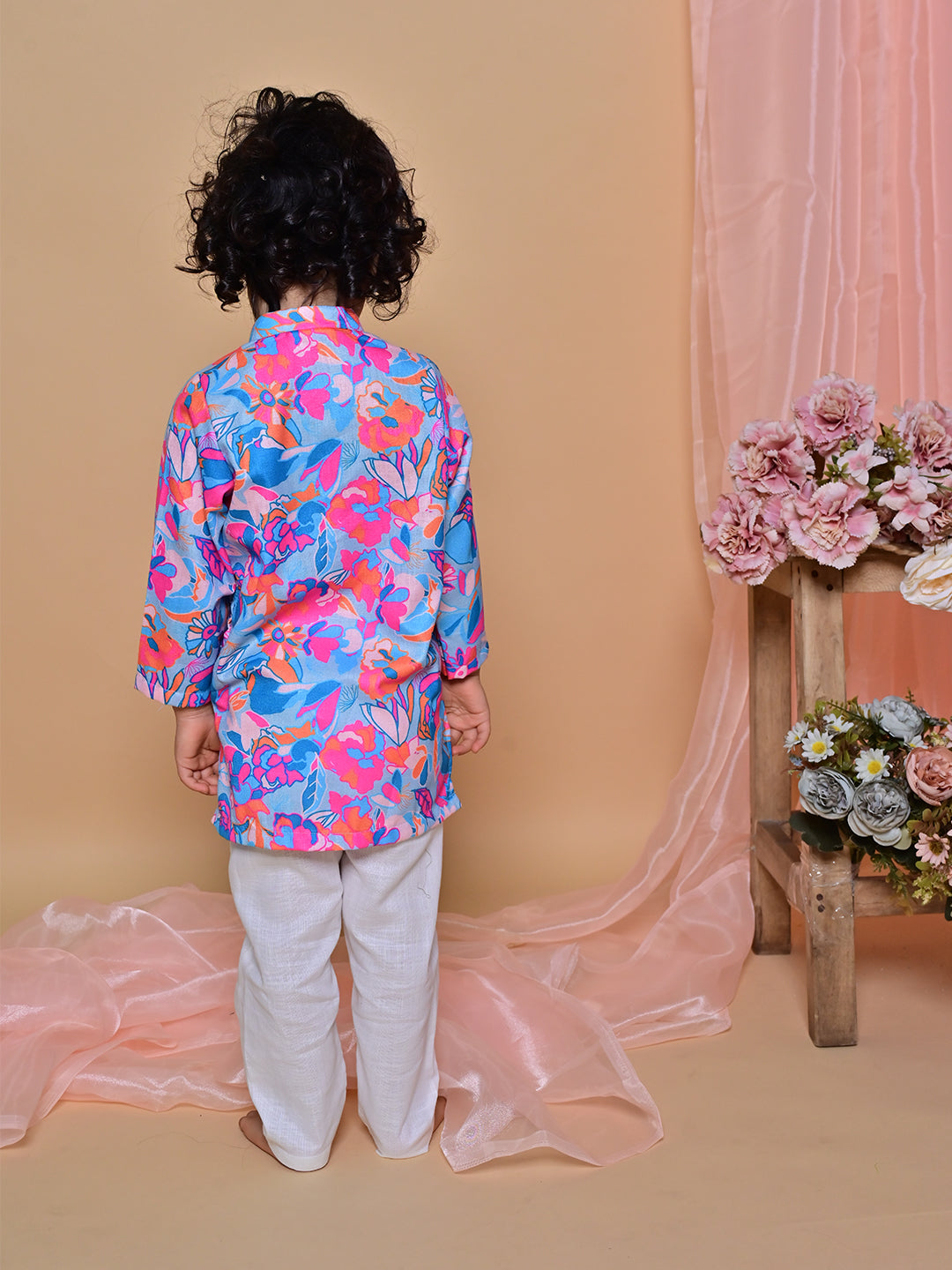 Vibrant Bloom Kurta Set
