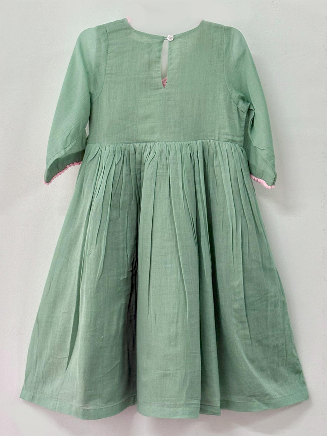 Green Angrakha Tunic Set