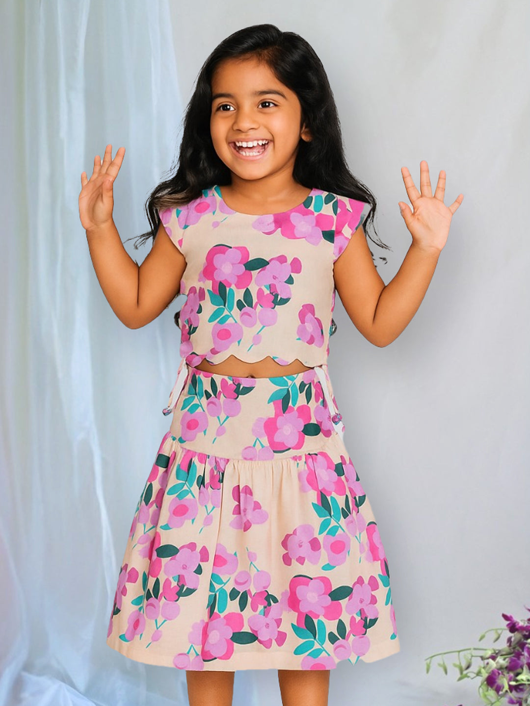 Floral Whimsy Skirt Set