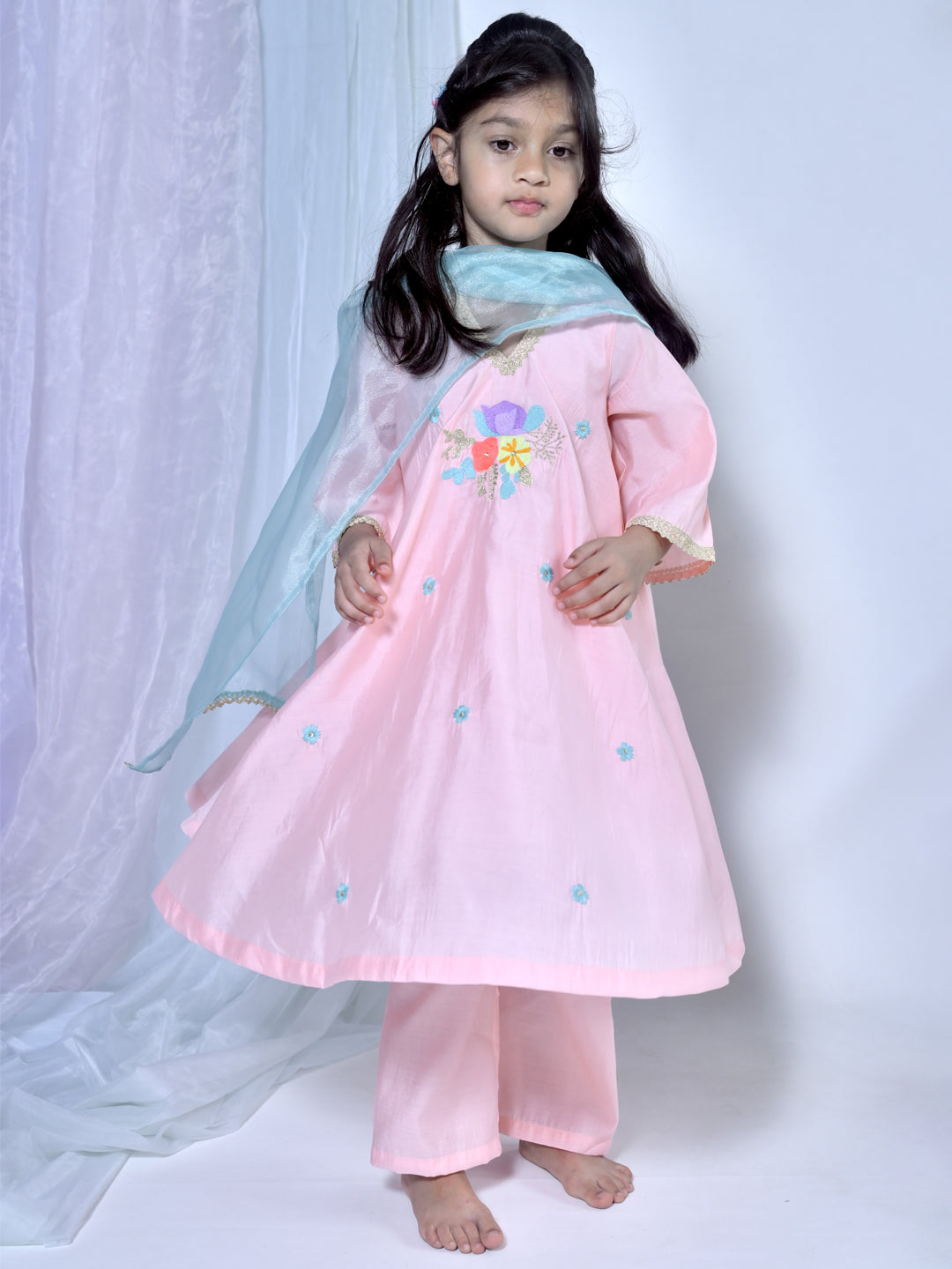 Pink Blossom tunic Set