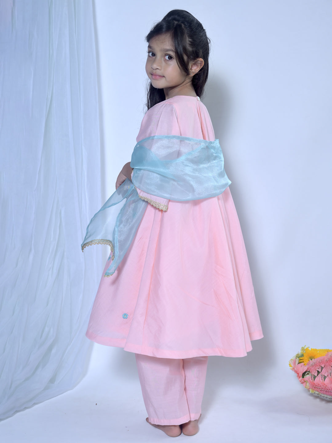 Pink Blossom tunic Set