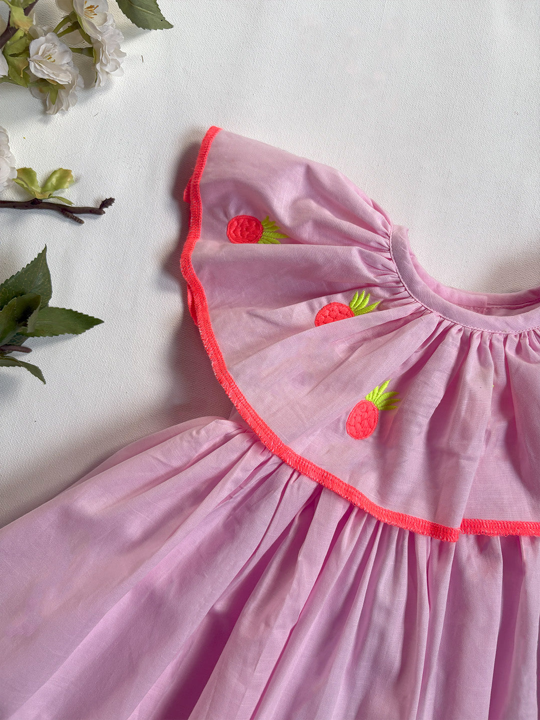 Adorable Pink Baby Dress Set