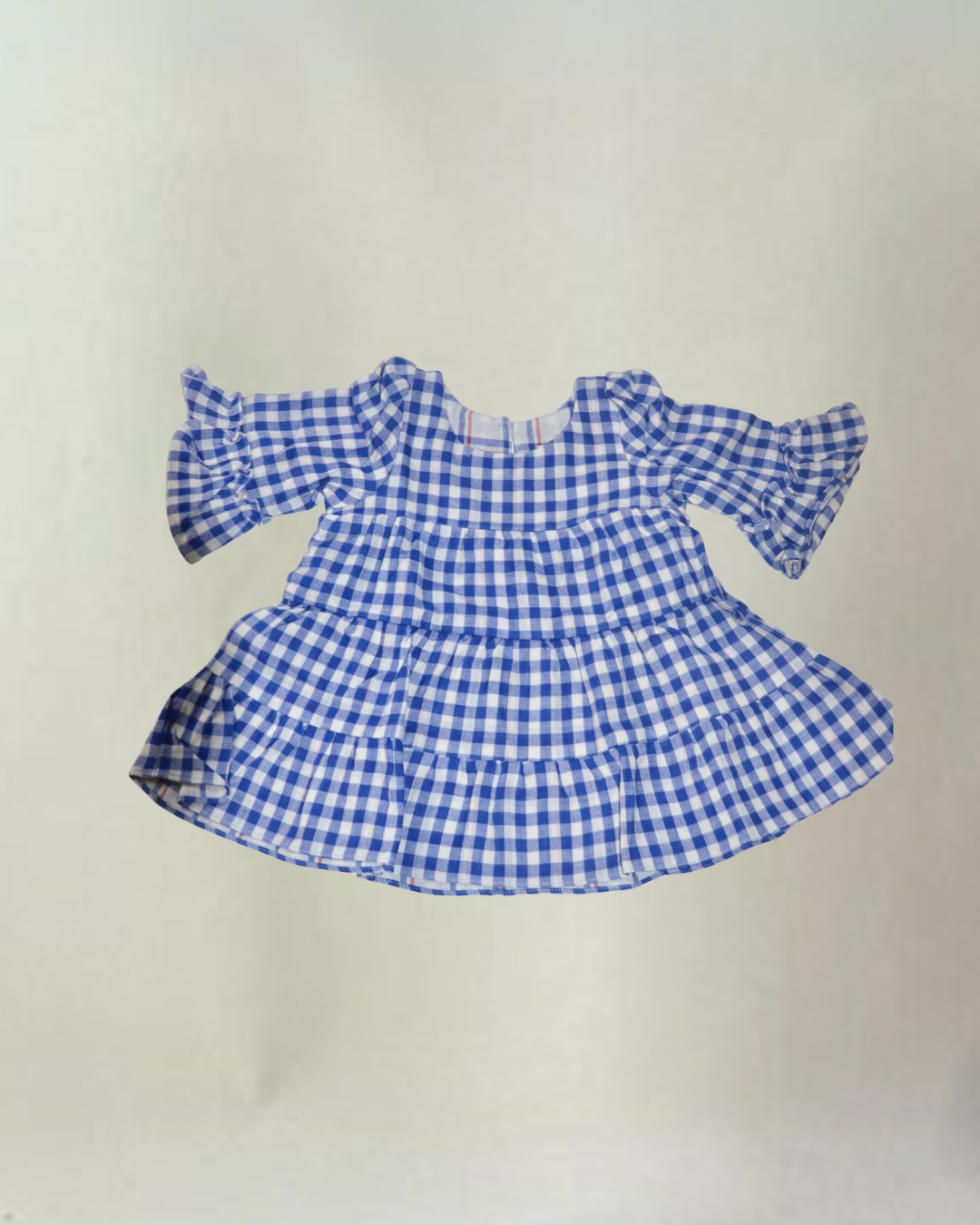 Checkered Frill Dress