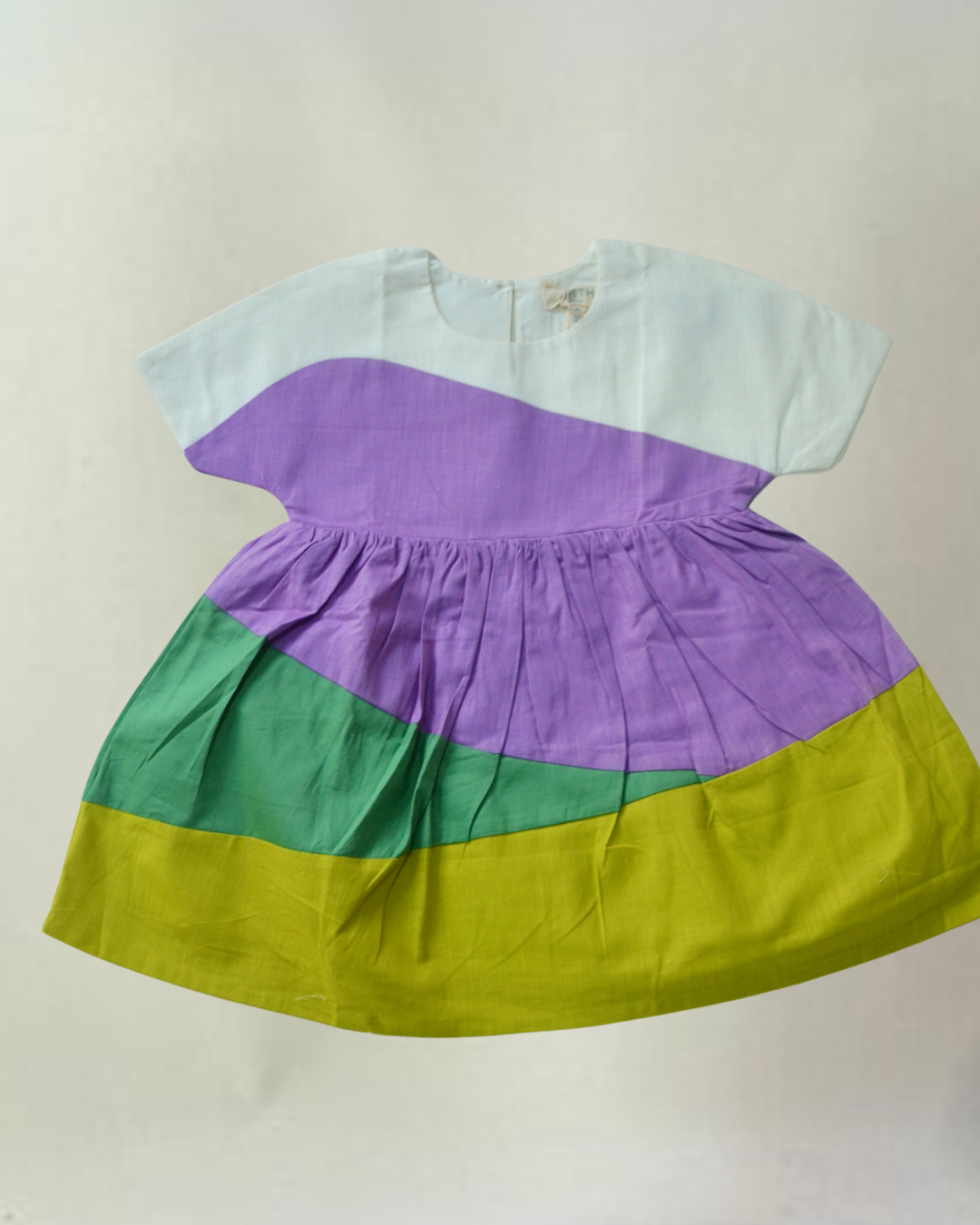 Block Linen Dress