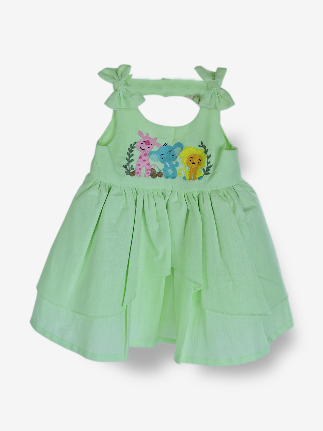 Animal Green Dress