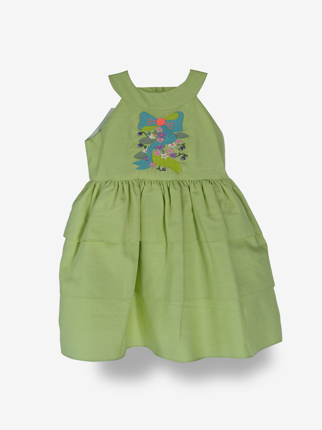 BowGarden Green Dress