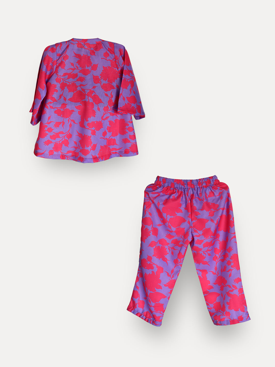 Fuchsia Floral Set