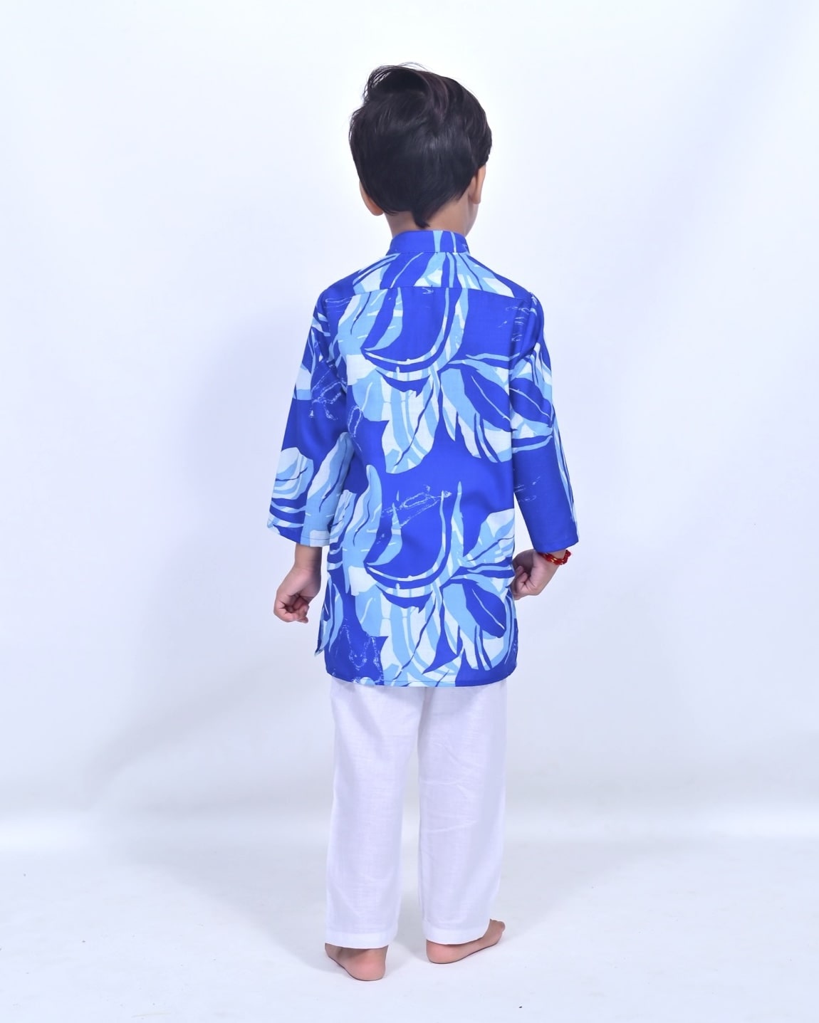Blue Floral kurta Set