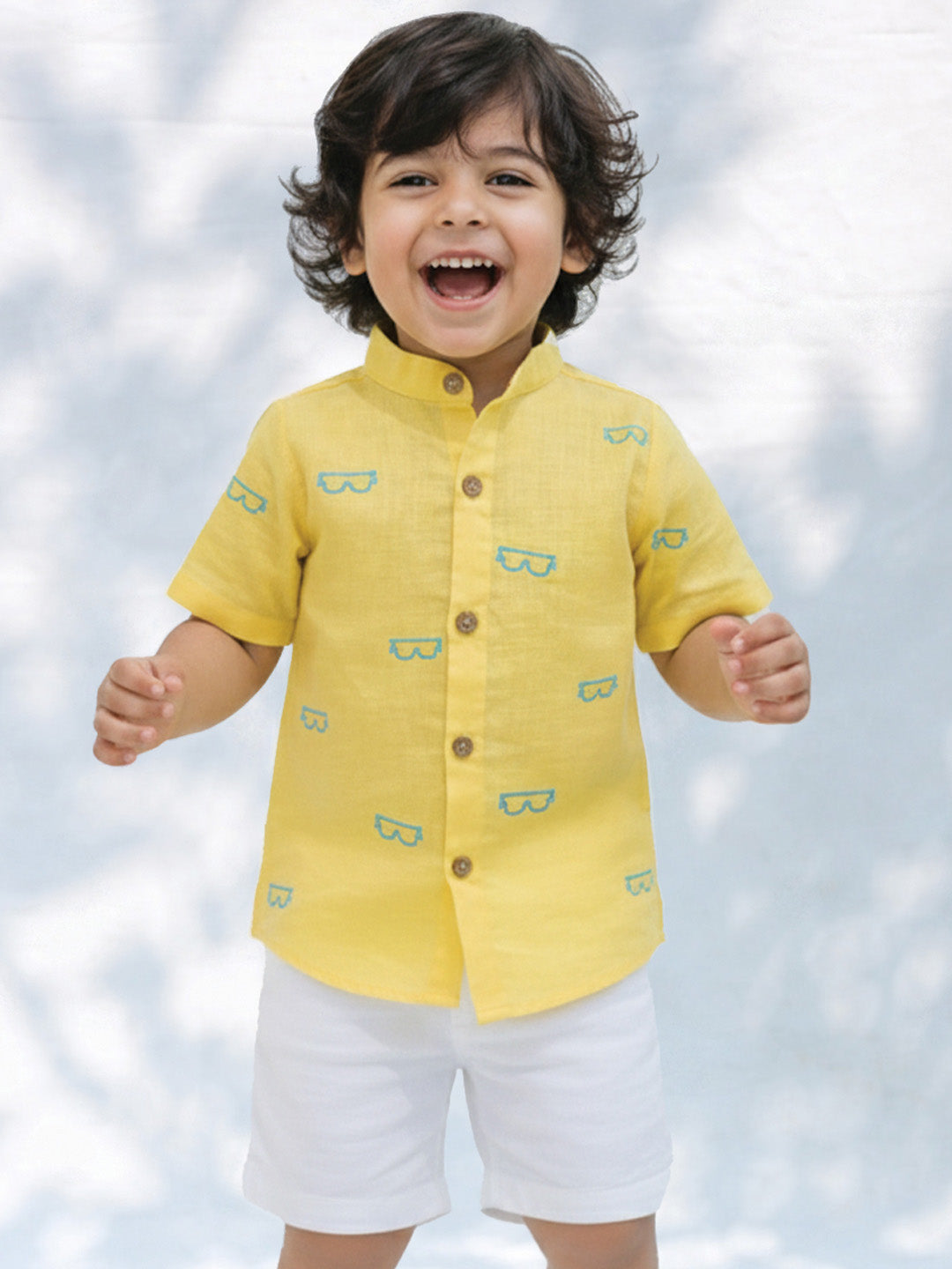 Bitter Lemon Embroidered Shirt