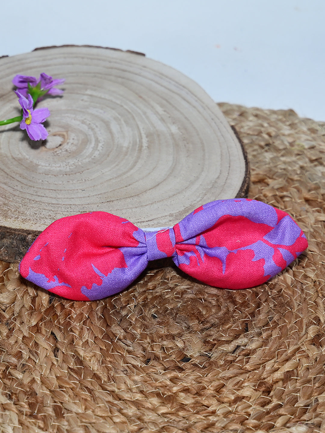 Fuchsia Floral Hairclip