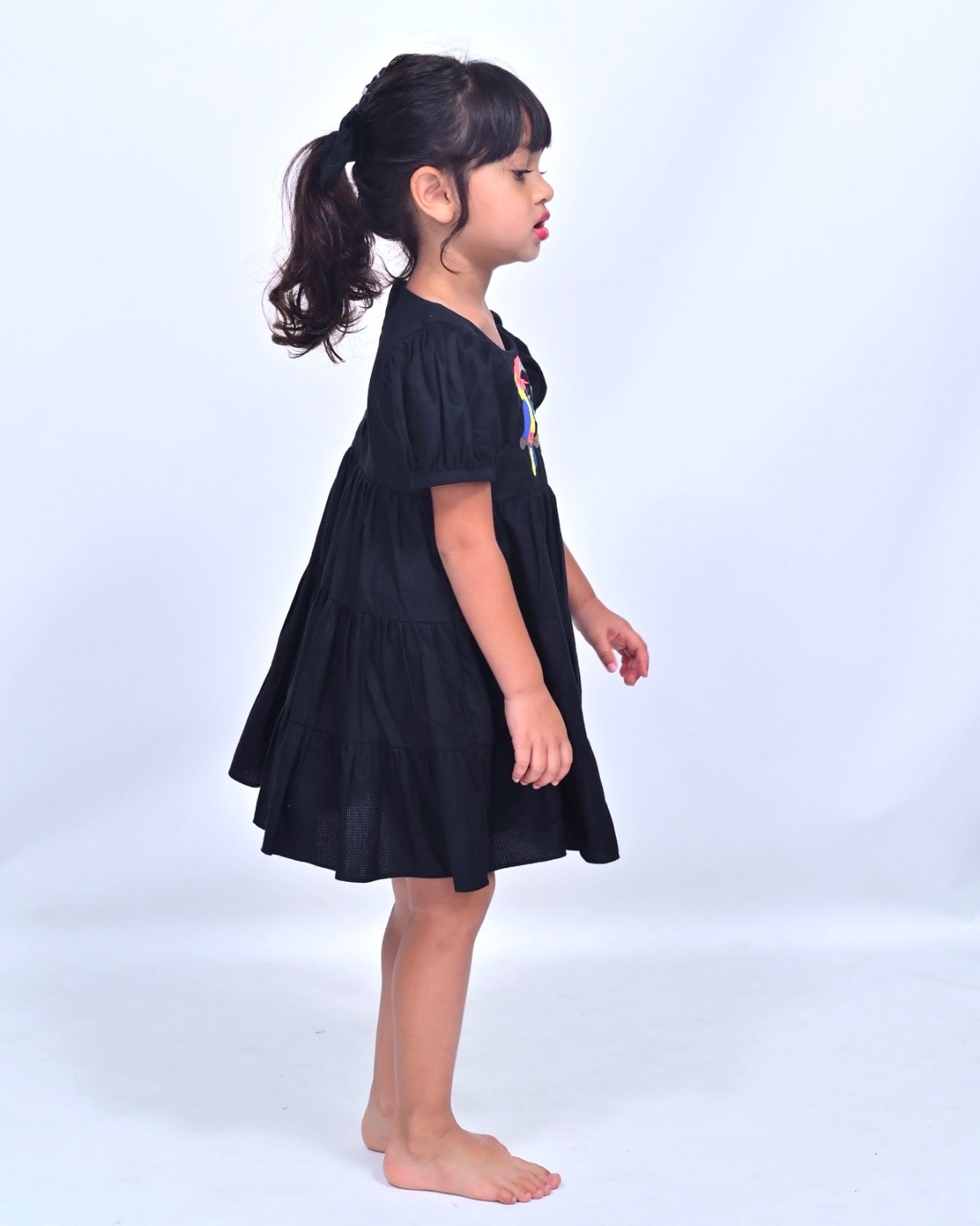Black Chirpy Chic Dress