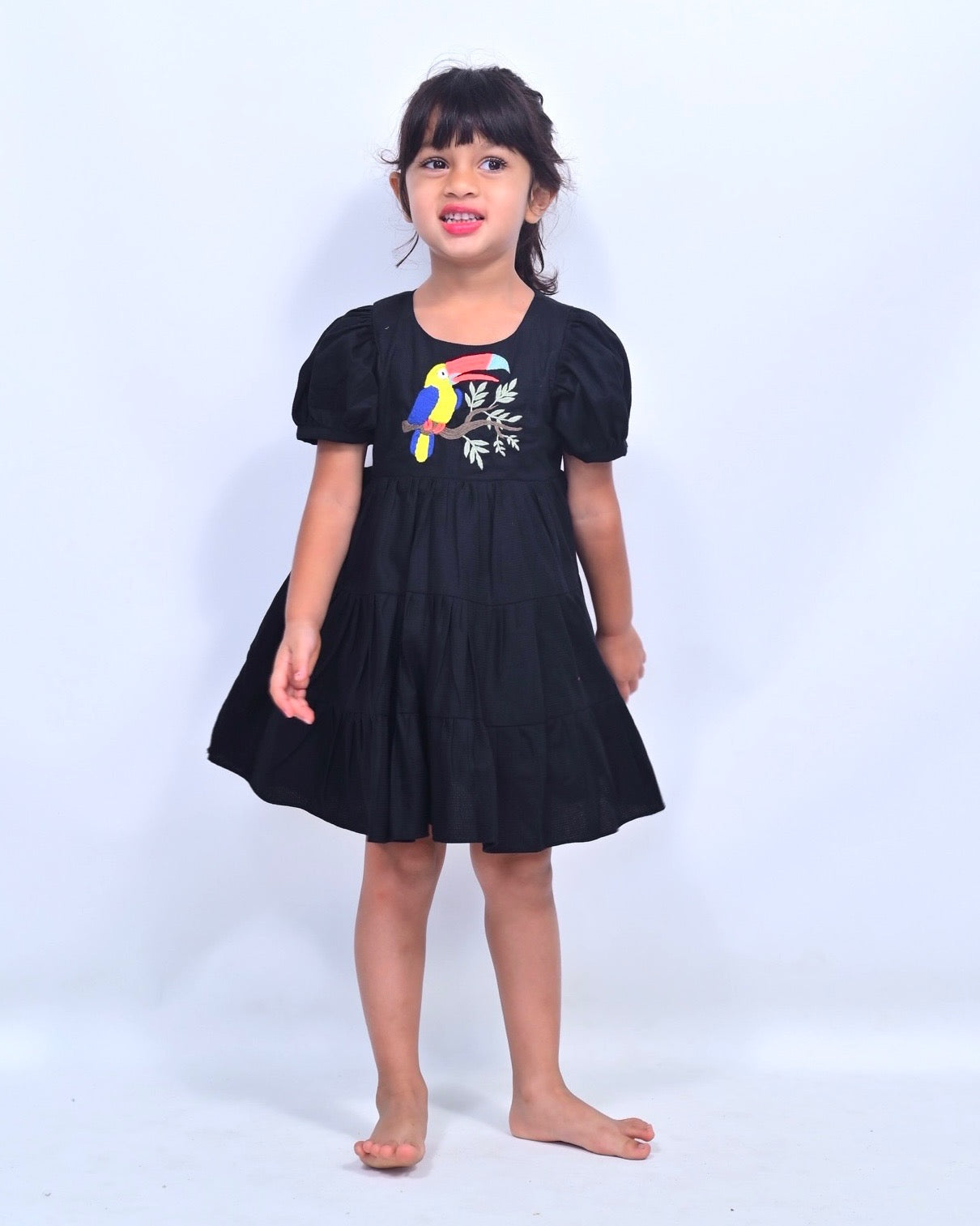 Black Chirpy Chic Dress