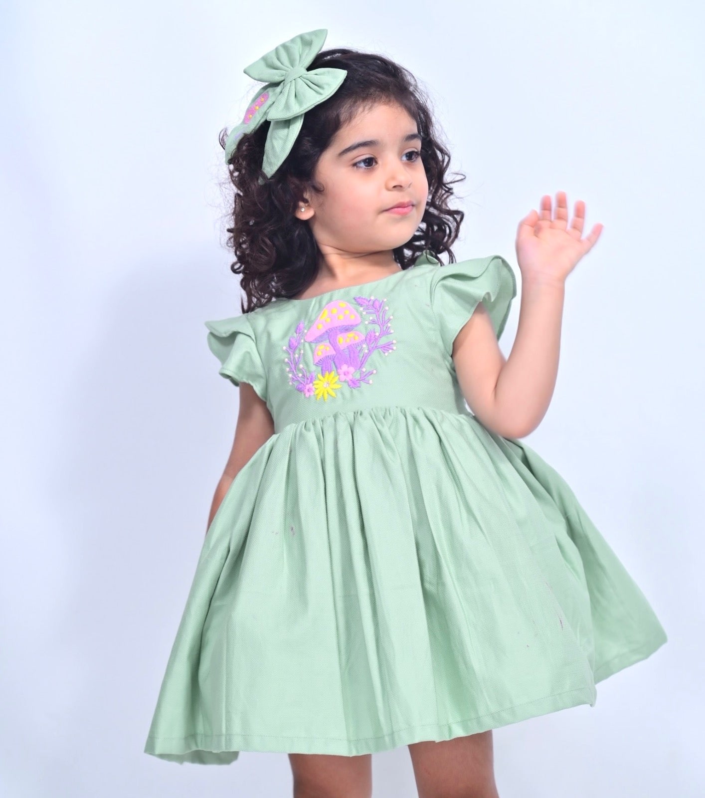 Green Mushroom Dress