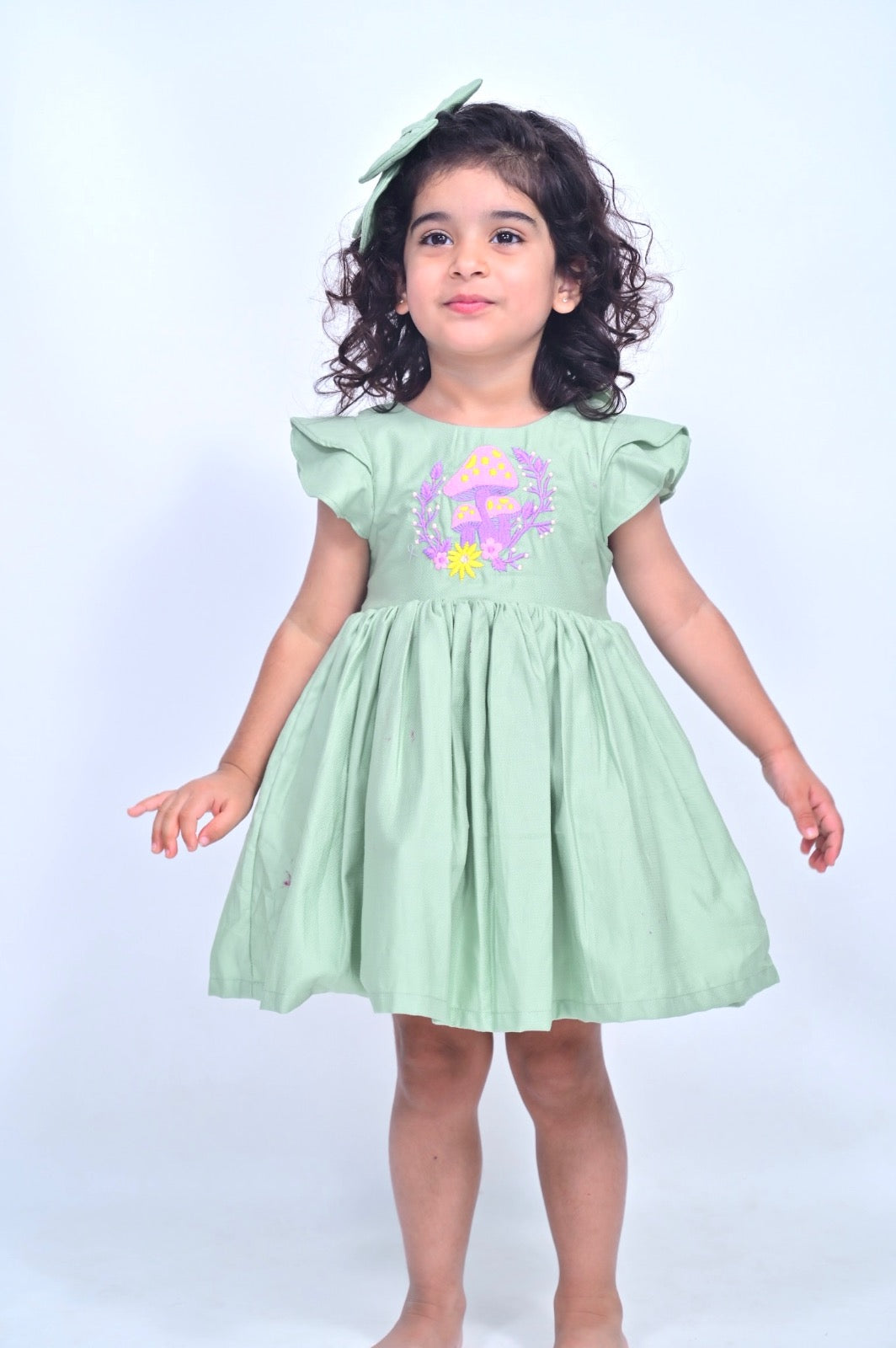 Green Mushroom Dress