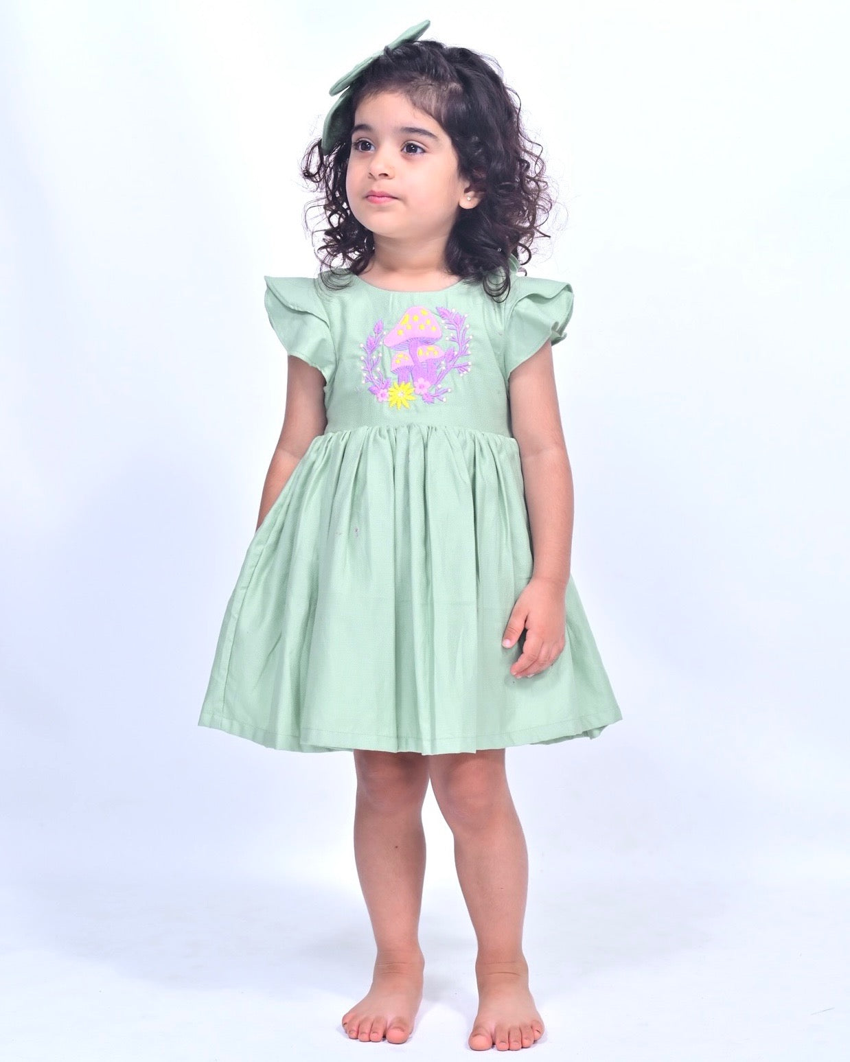 Green Mushroom Dress