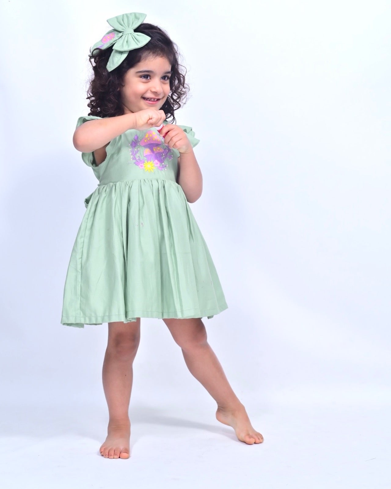 Green Mushroom Dress