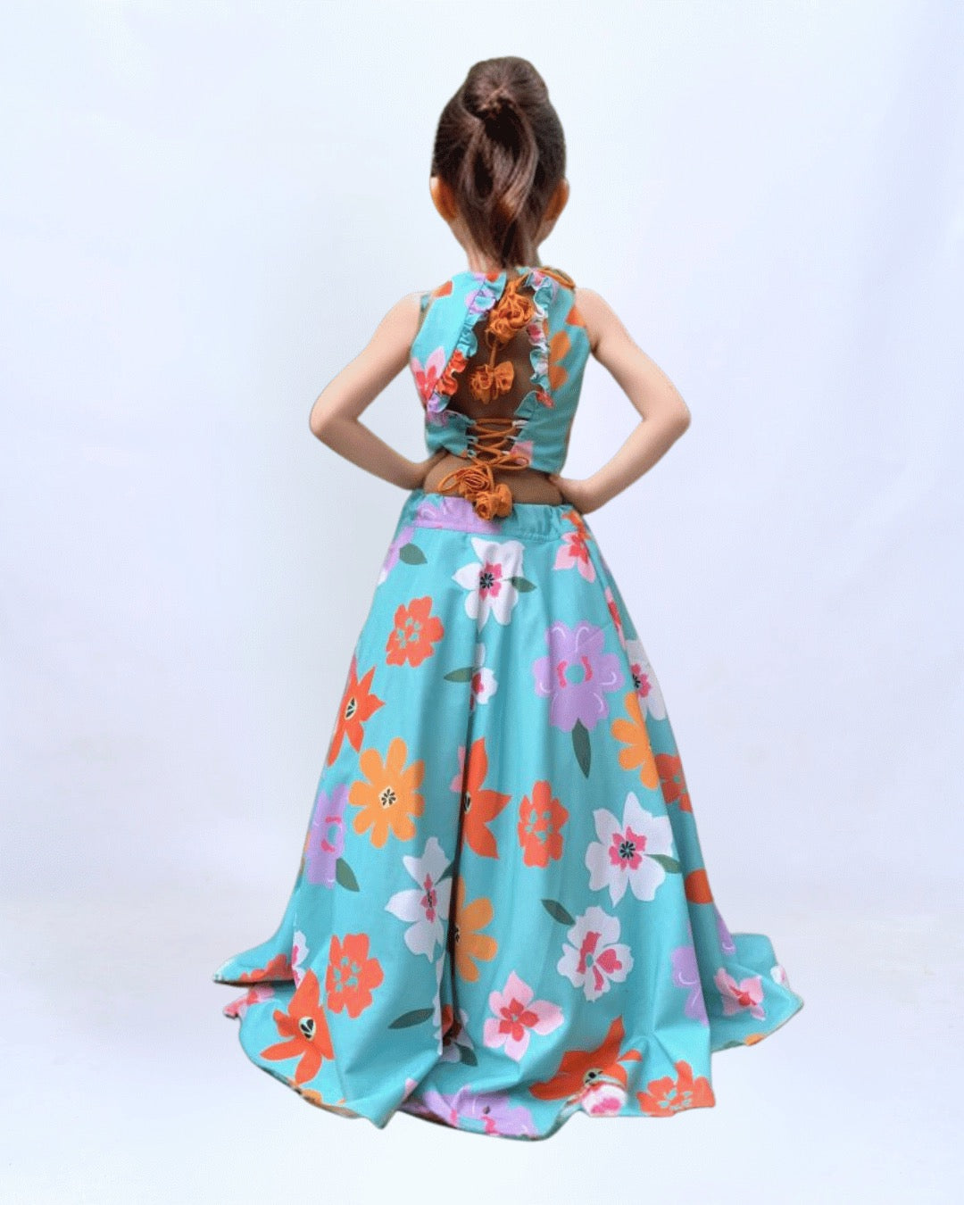 Green Floral Fiesta Set