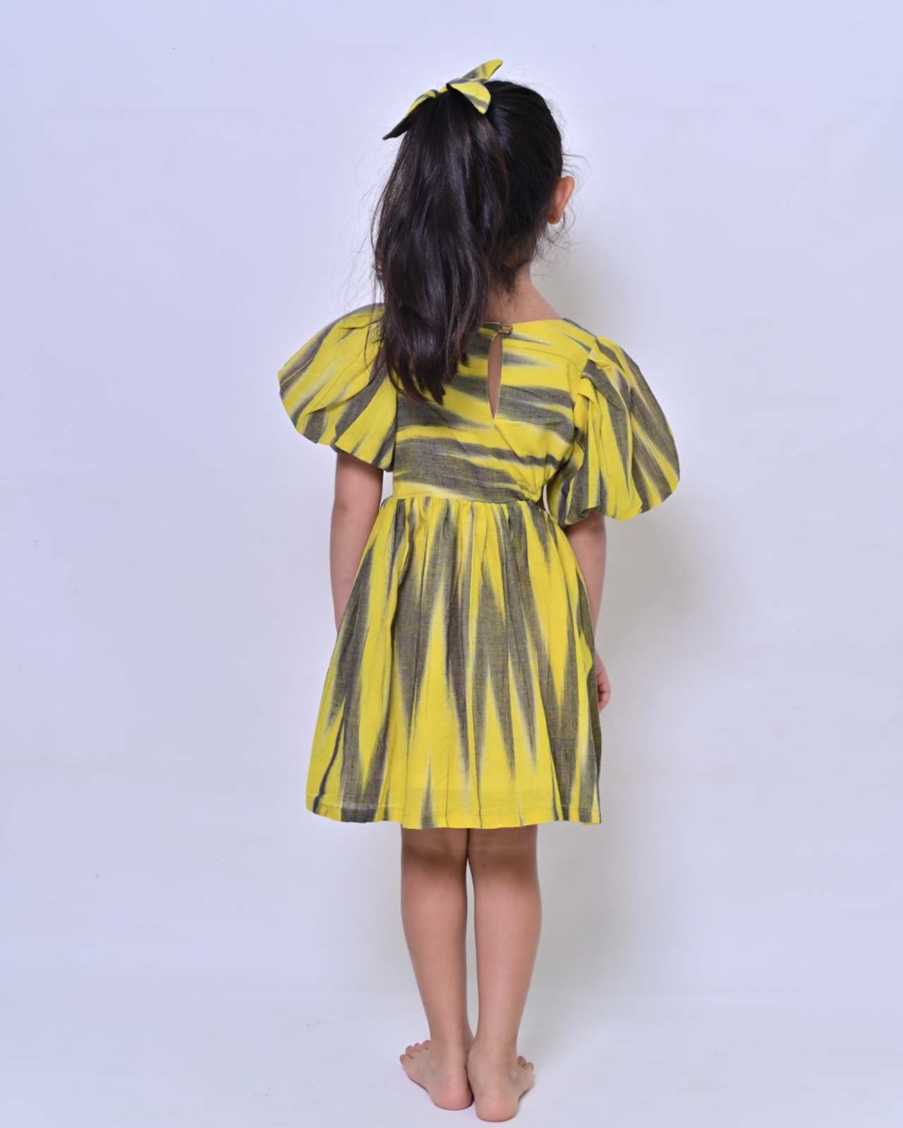 Ikat Yellow Dress