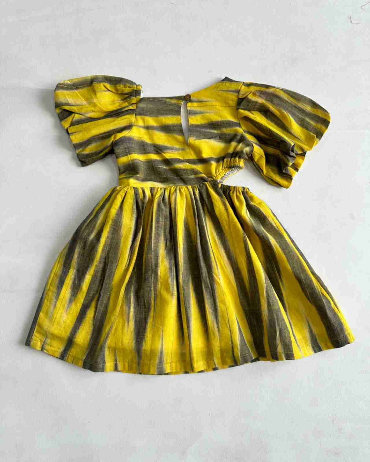 Ikat Yellow Dress
