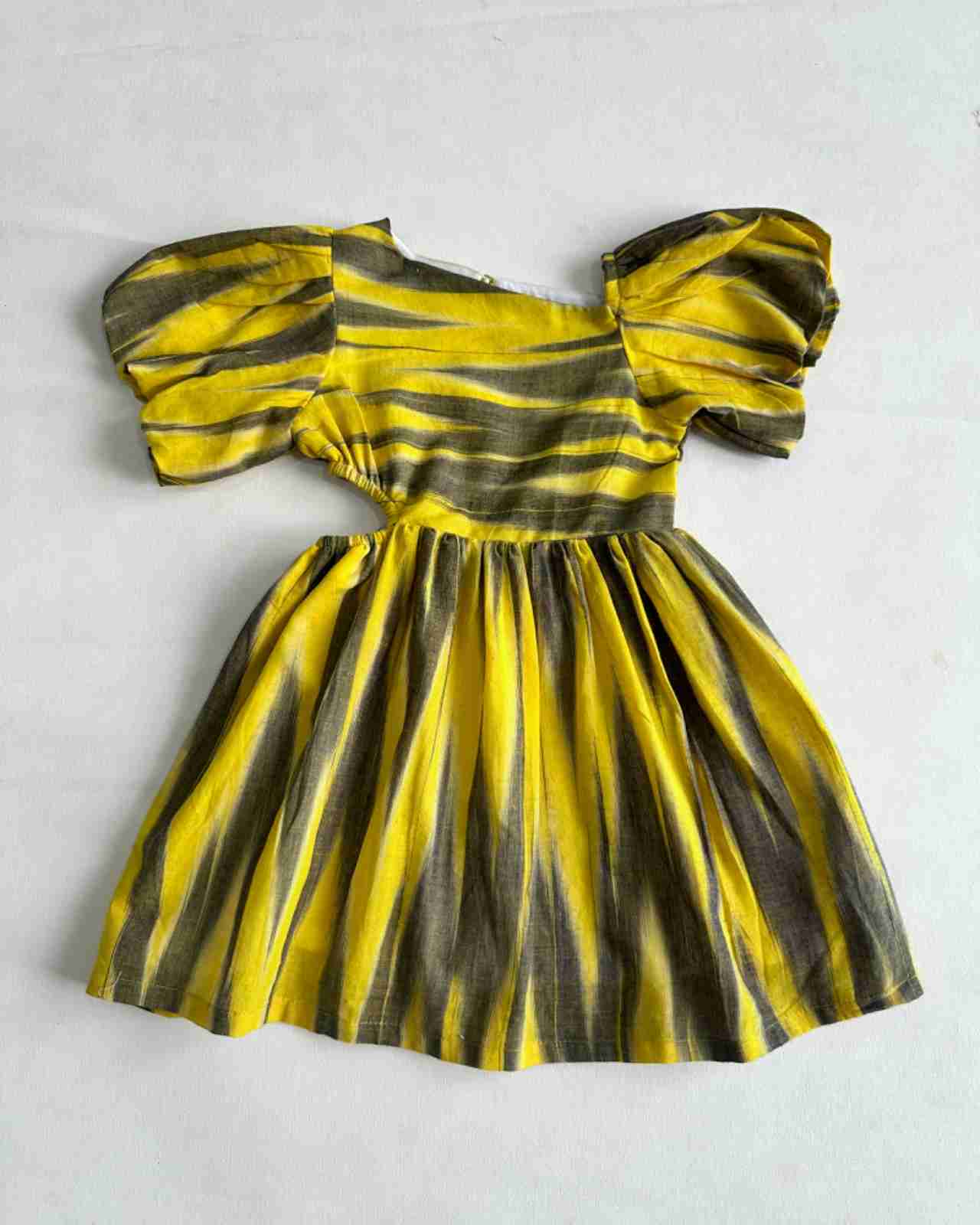 Ikat Yellow Dress