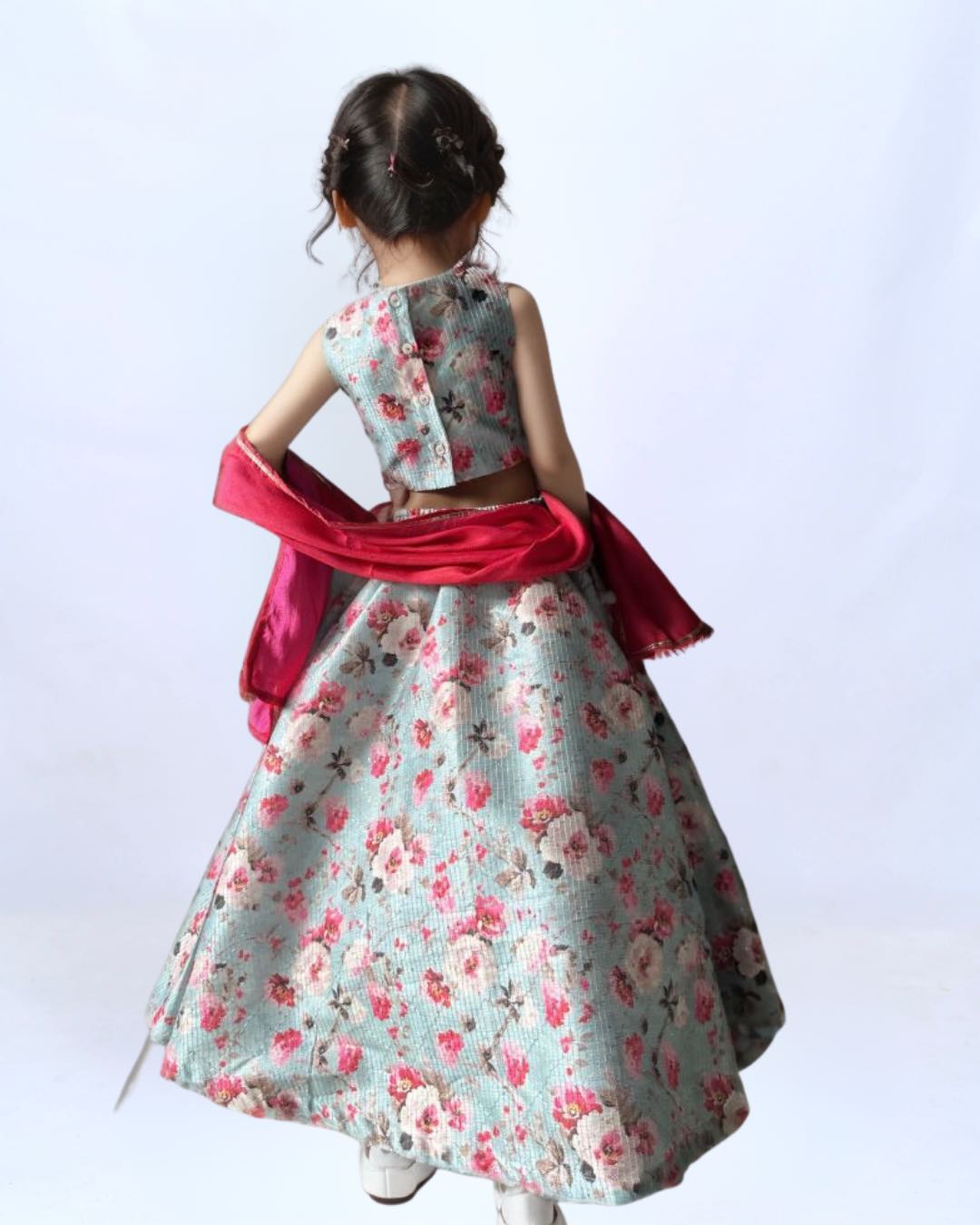 Floral Silk Set