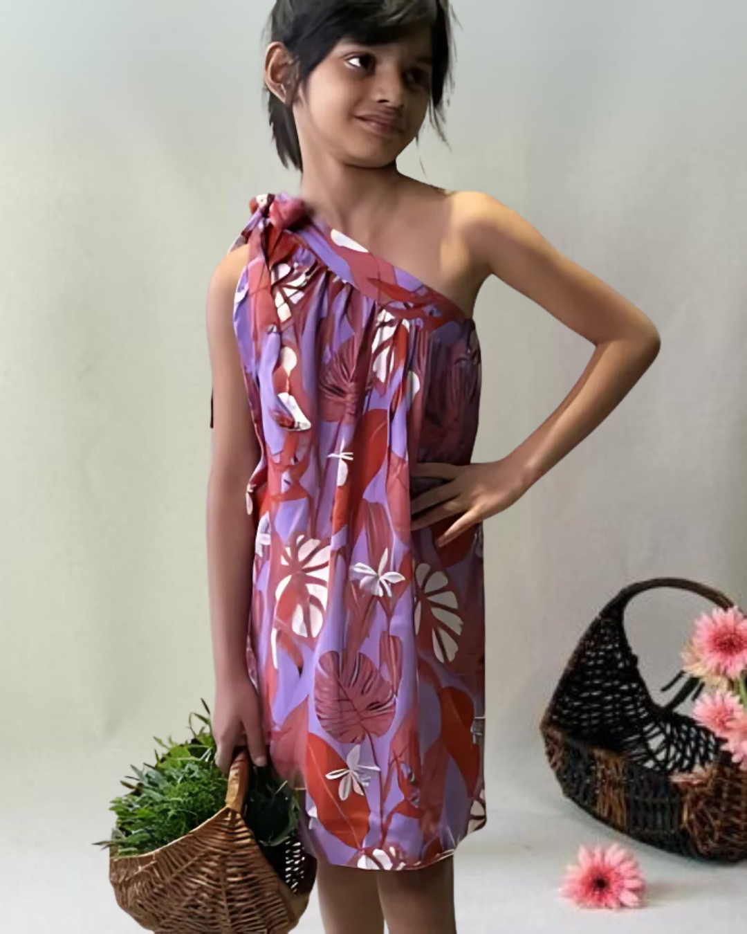 Tropical Printed Dress