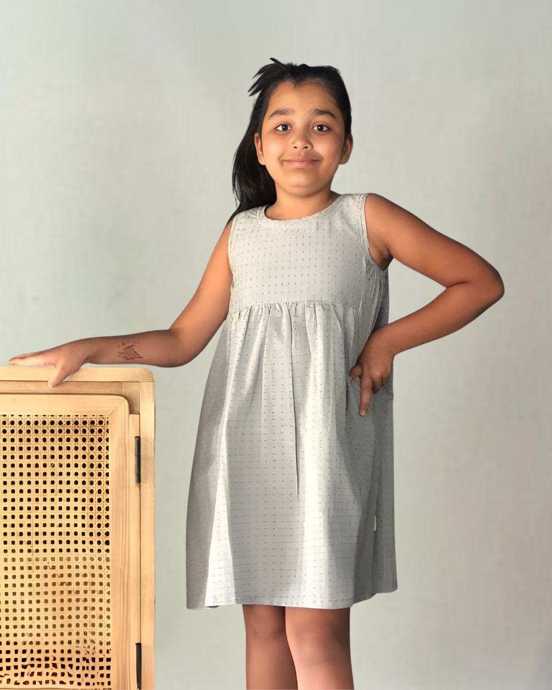 Grey Casual Dress