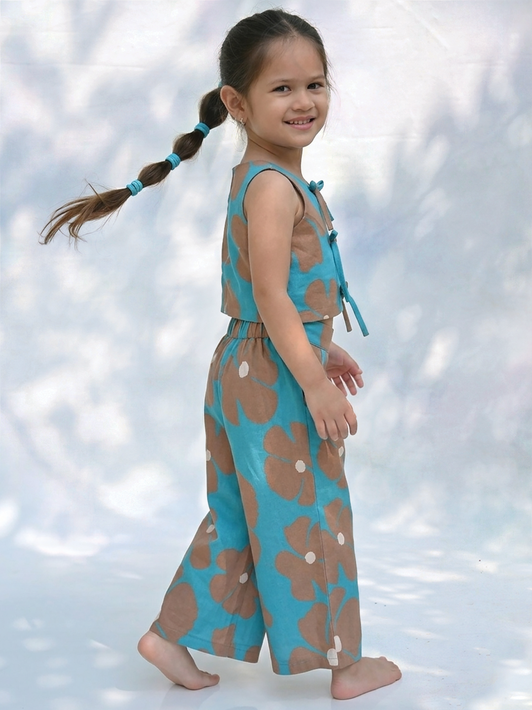 Adorable turquoise kids co-ord