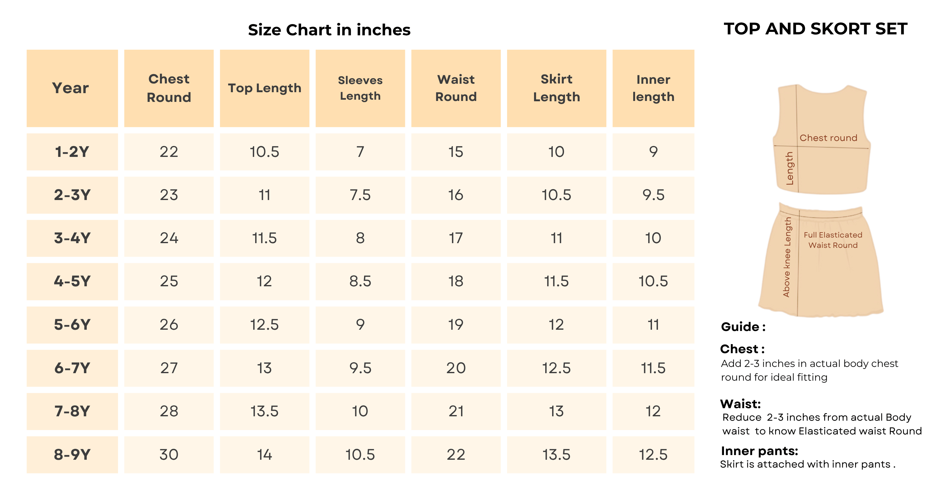 Sugar Pop Co-ord Skort Set