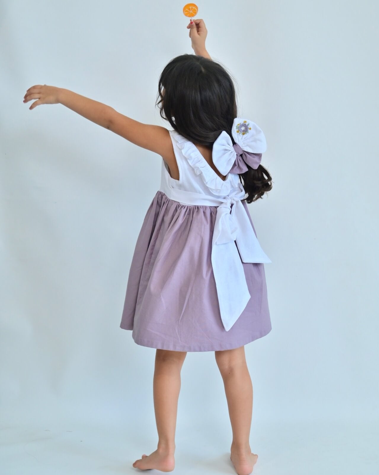 Mauve Ruffle Dress