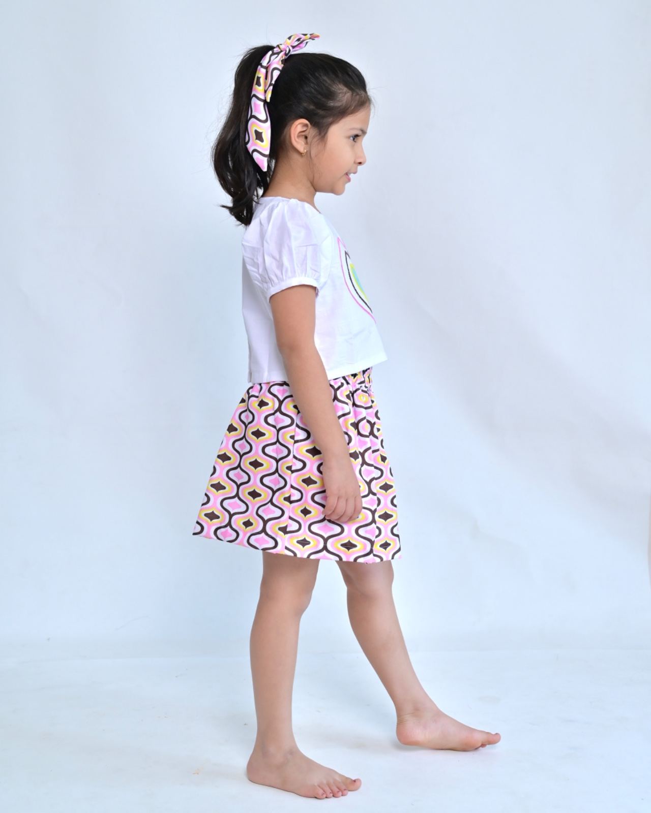 Sunny Heart Skirt Set