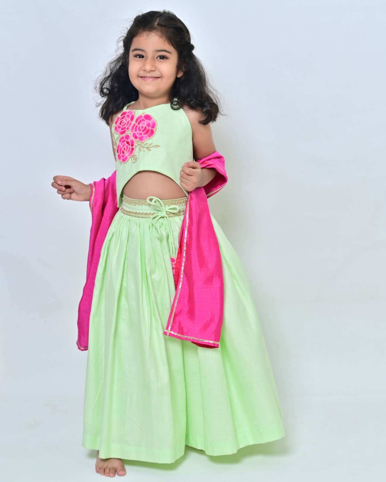 Rose Lehenga Set