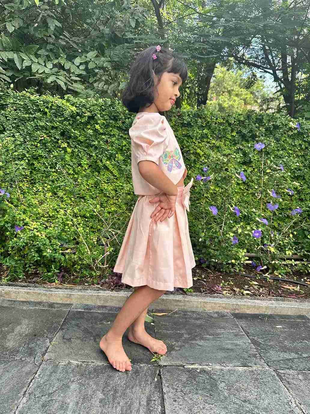 Butterfly Skirt Set