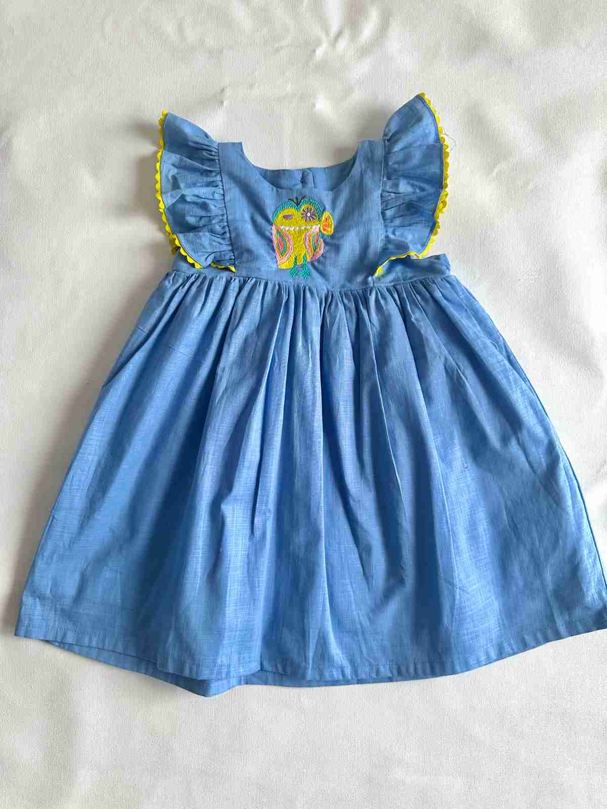 Blue Flutter Dress