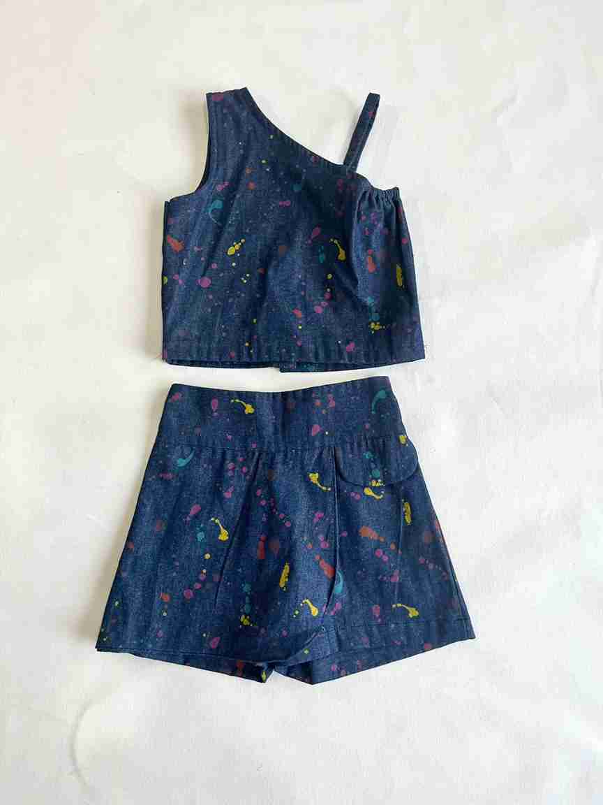 Splatter Splash Shortset