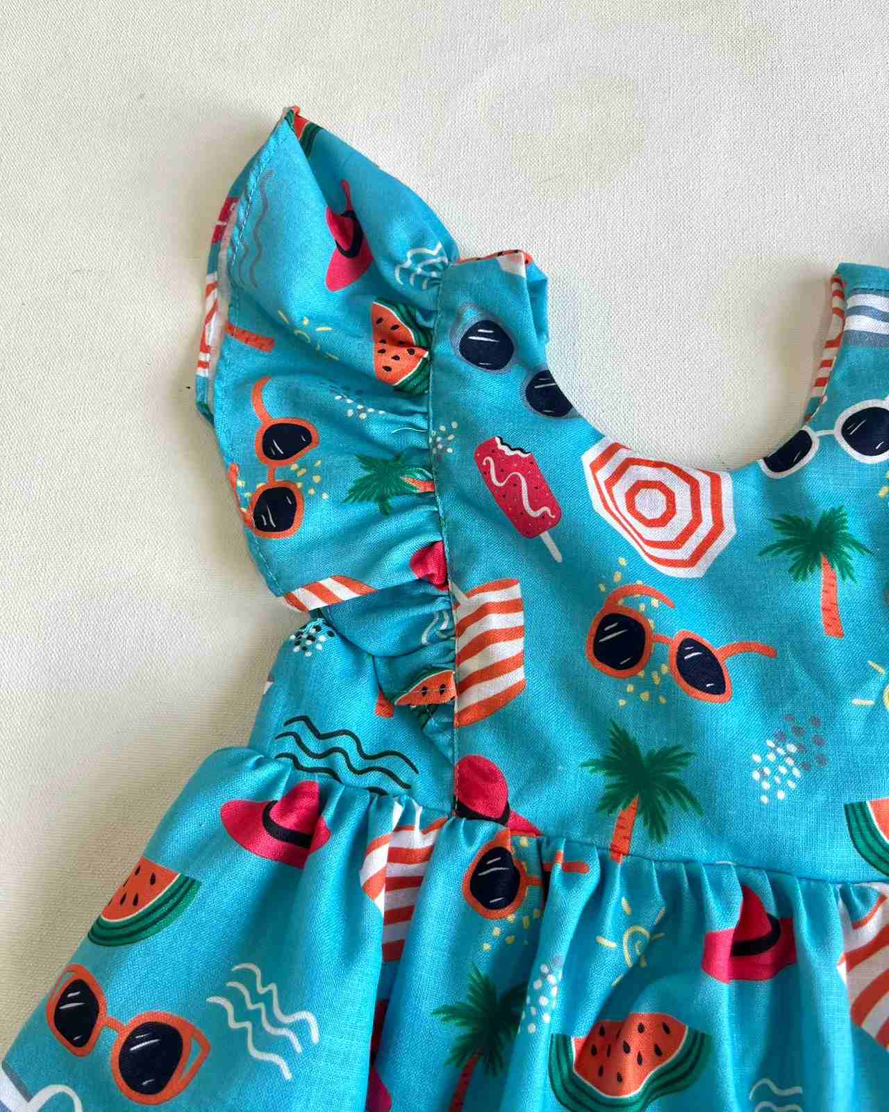 Seaside Ruffle Dress