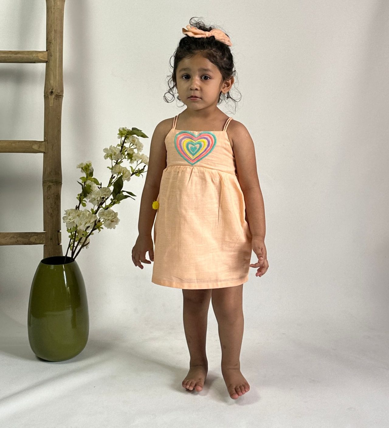 Peach Heartstrings Dress