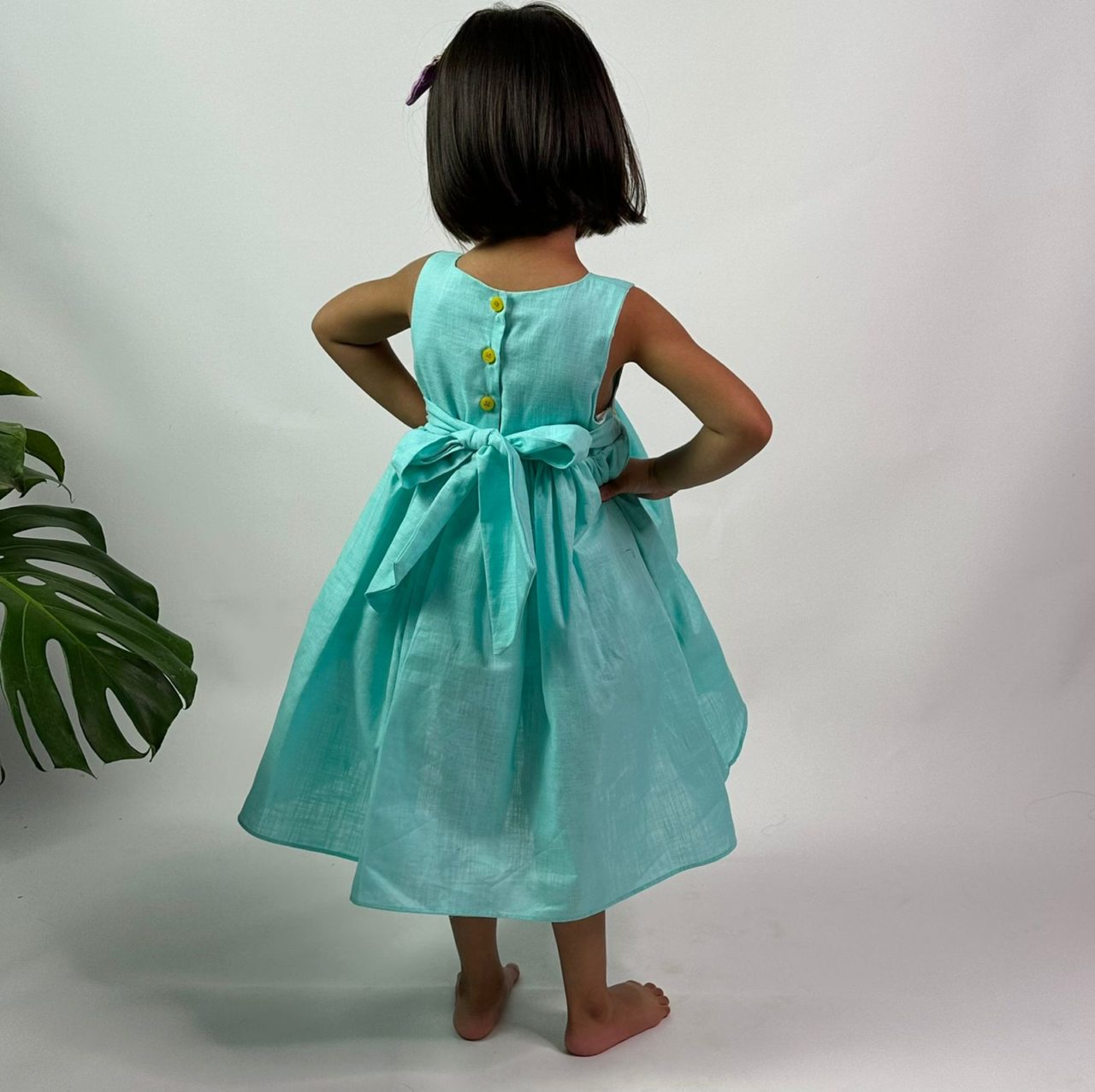 Cyan Candy Party Wear Dress
