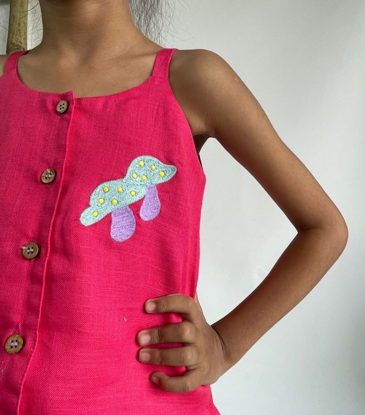 Raspberry Red Mushroom Set