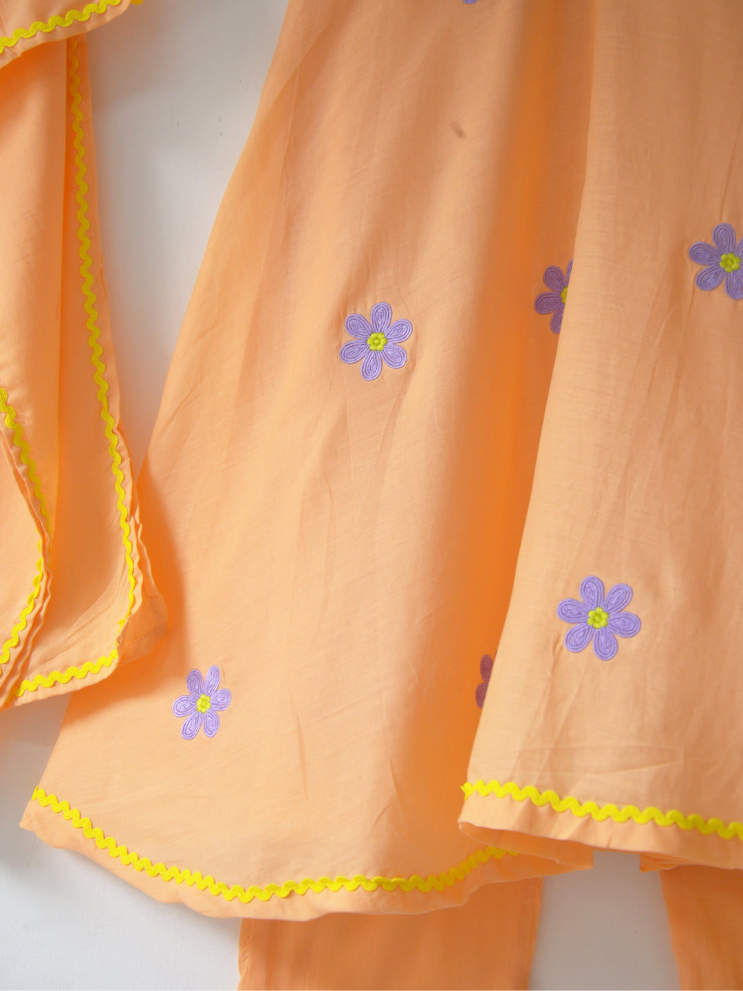 Orange Bloom Tunic Set