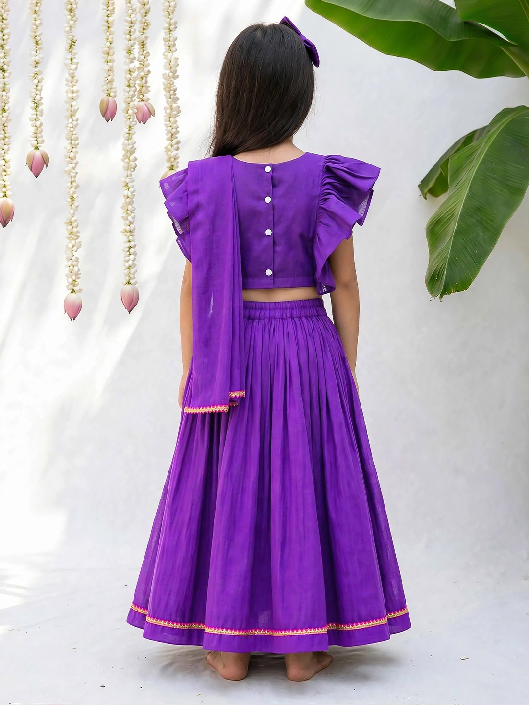 Khatta Jamun Purple Lehenga Set