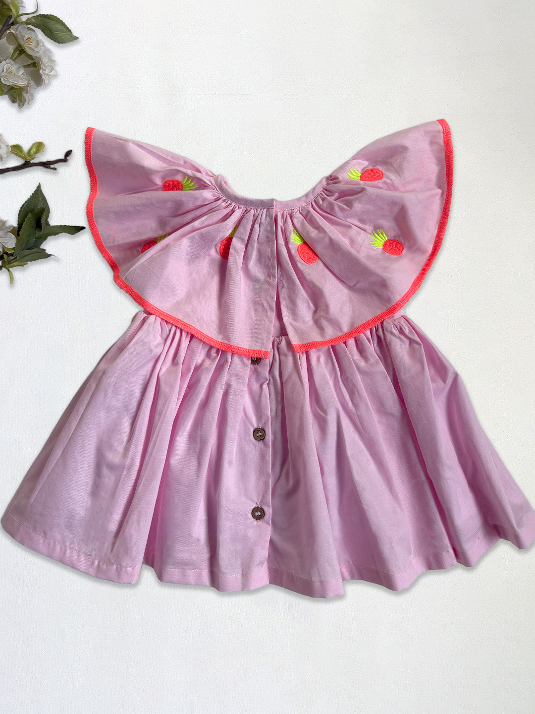 Adorable Pink Baby Dress Set