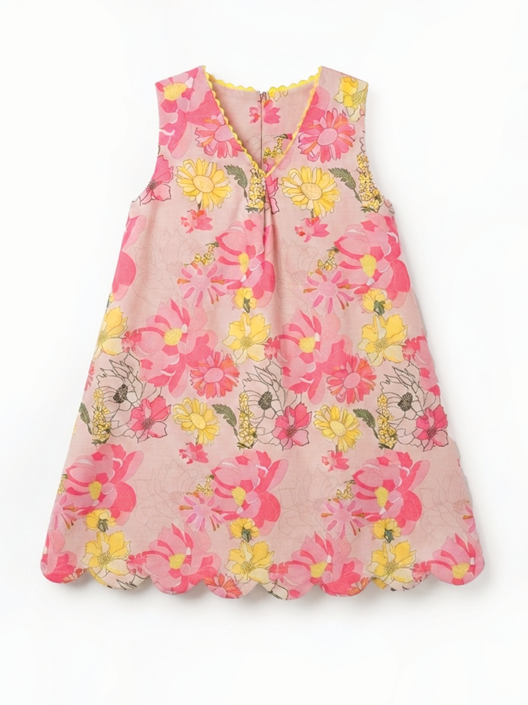 Gulabi Hansi Flower Printed Tunic Set