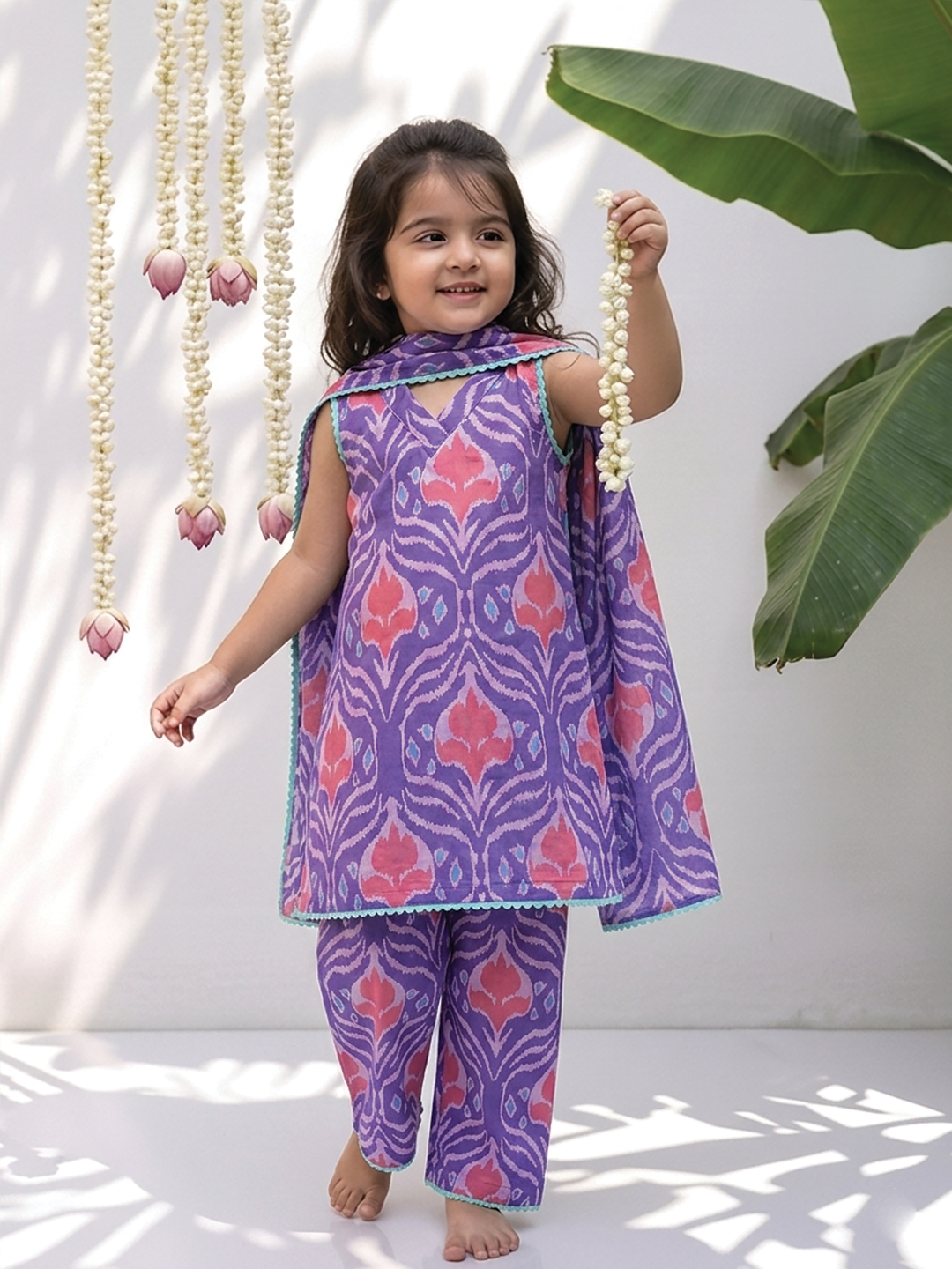 Ikat Printed Tunic Sets