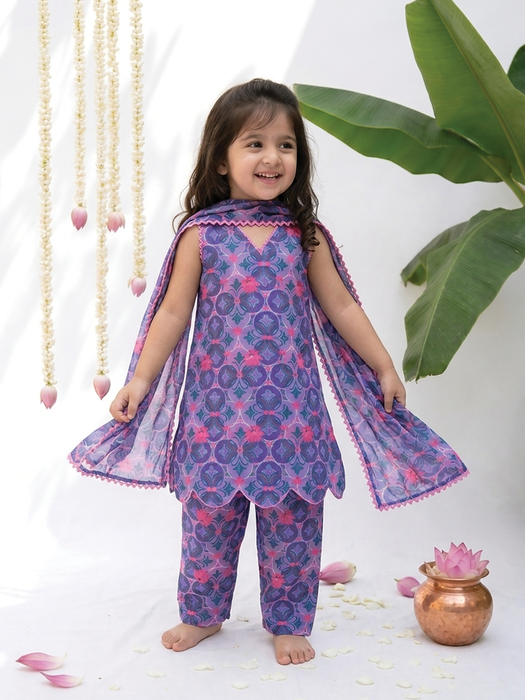 Blooming Kamal Printed Tunic Set