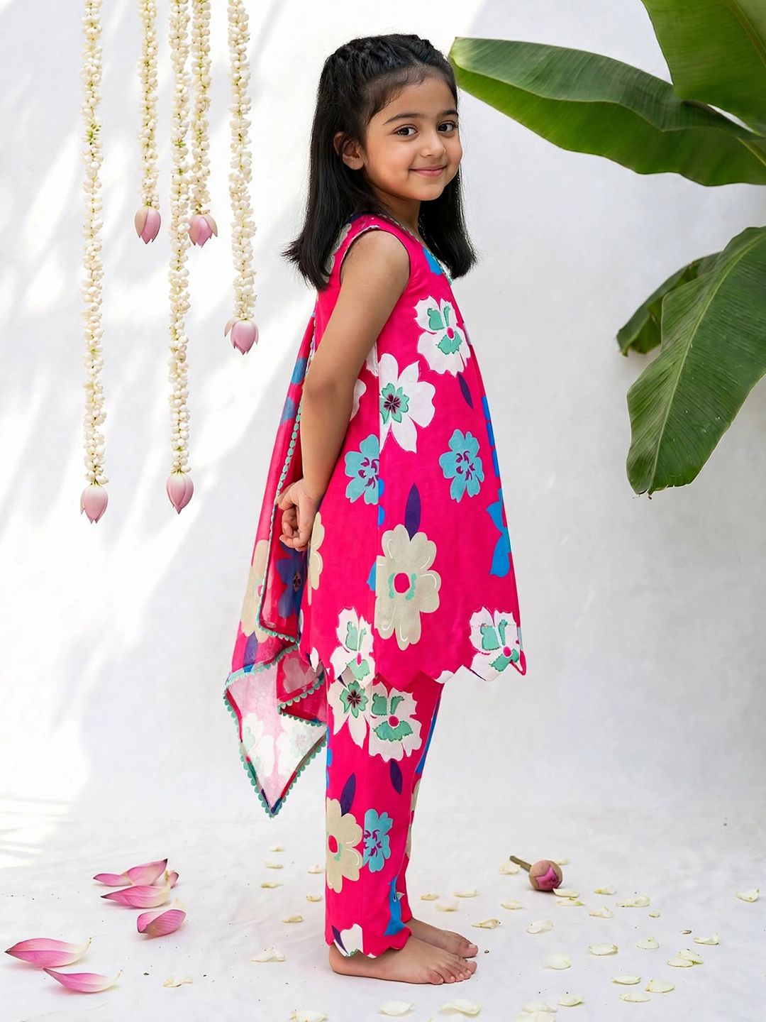 cute Gulkand Printed Tunic set