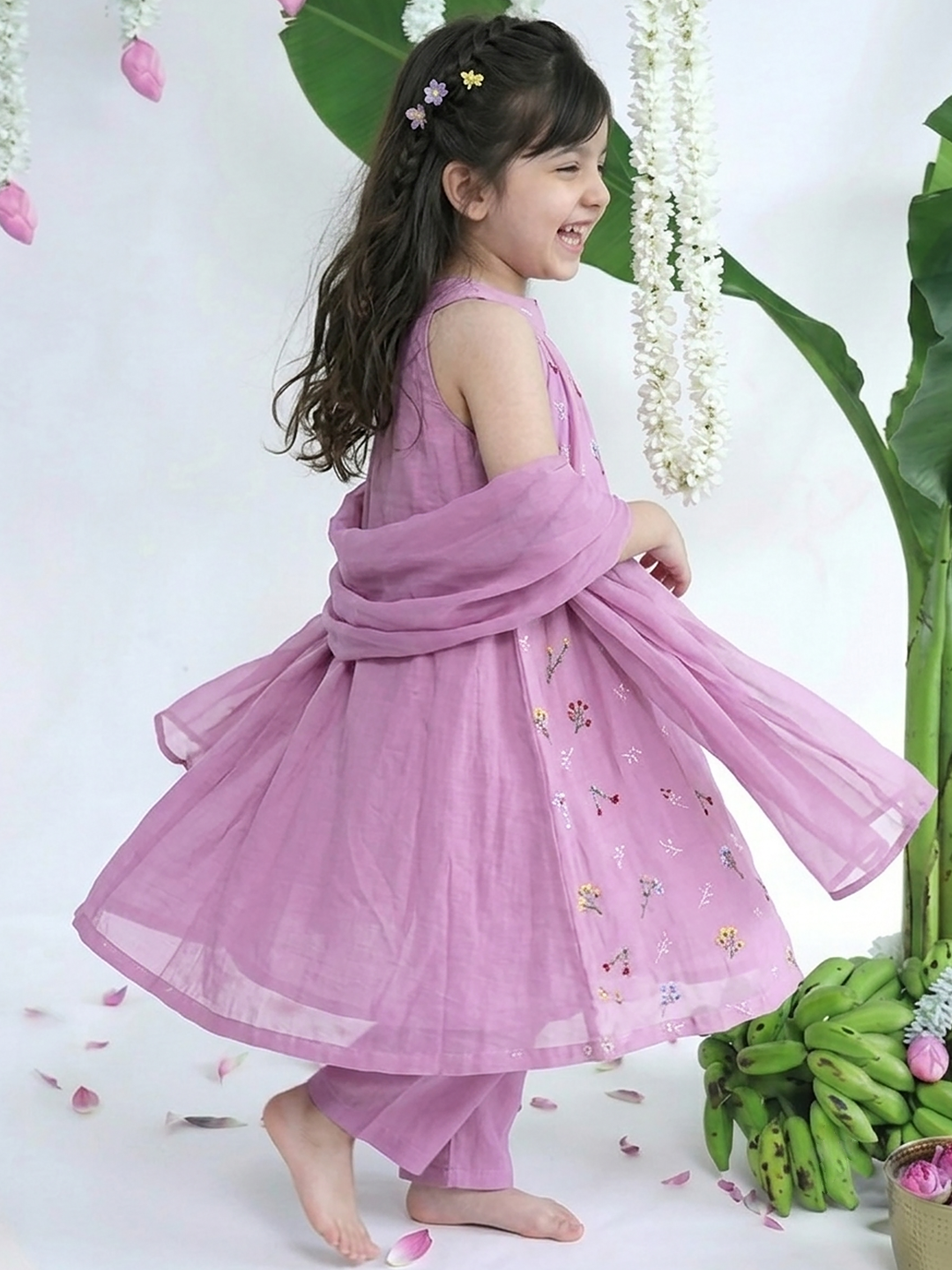 Lavender Bloom Girls Festive Set
