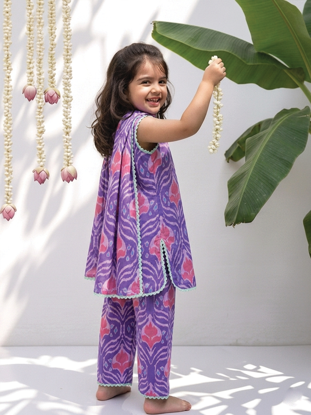 Ikat Printed Tunic Sets