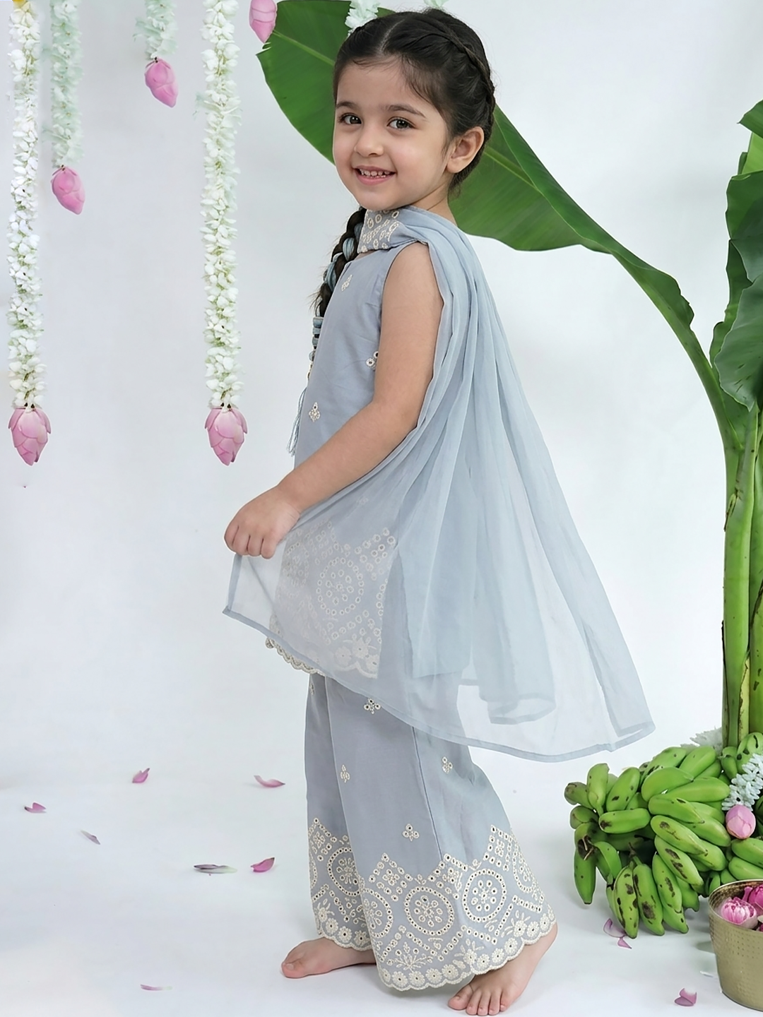 Blue Moon Lucknowi Tunic set